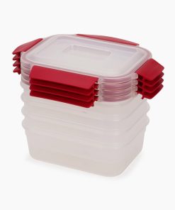 Nest™ Lock 8-Piece Red 1.1L Food Container Set