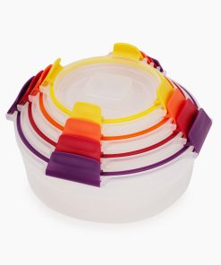 Nest™ Lock 8-Piece Multicolor Round Food Container Set