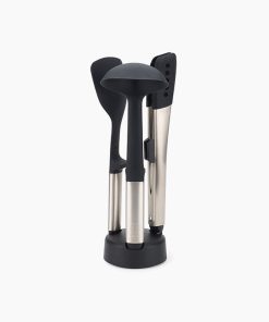 Elevate™ Fusion 3-piece Stainless-steel Utensil Set with Compact Stand