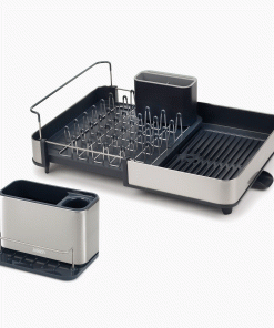 2-piece Stainless-Steel Drainer & Sink Organization Set