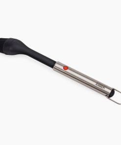 GrillOut™ Black BBQ Silicone Basting Brush with Extending Handle