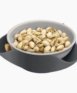 Double-Dish™ Gray Serving Bowl