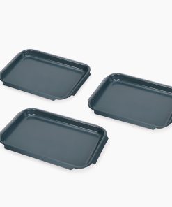 3-piece Nest™ Bake Non-Stick Large Blue Baking Tray Set