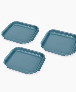 3-piece Nest™ Bake Non-Stick Medium Blue Baking Tray Set