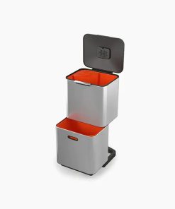 Totem Max 60L Stainless-steel Waste & Recycling Trash Can