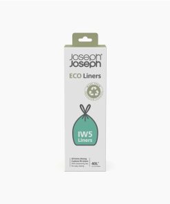IW5 40L Gray Recycled Trash Bags