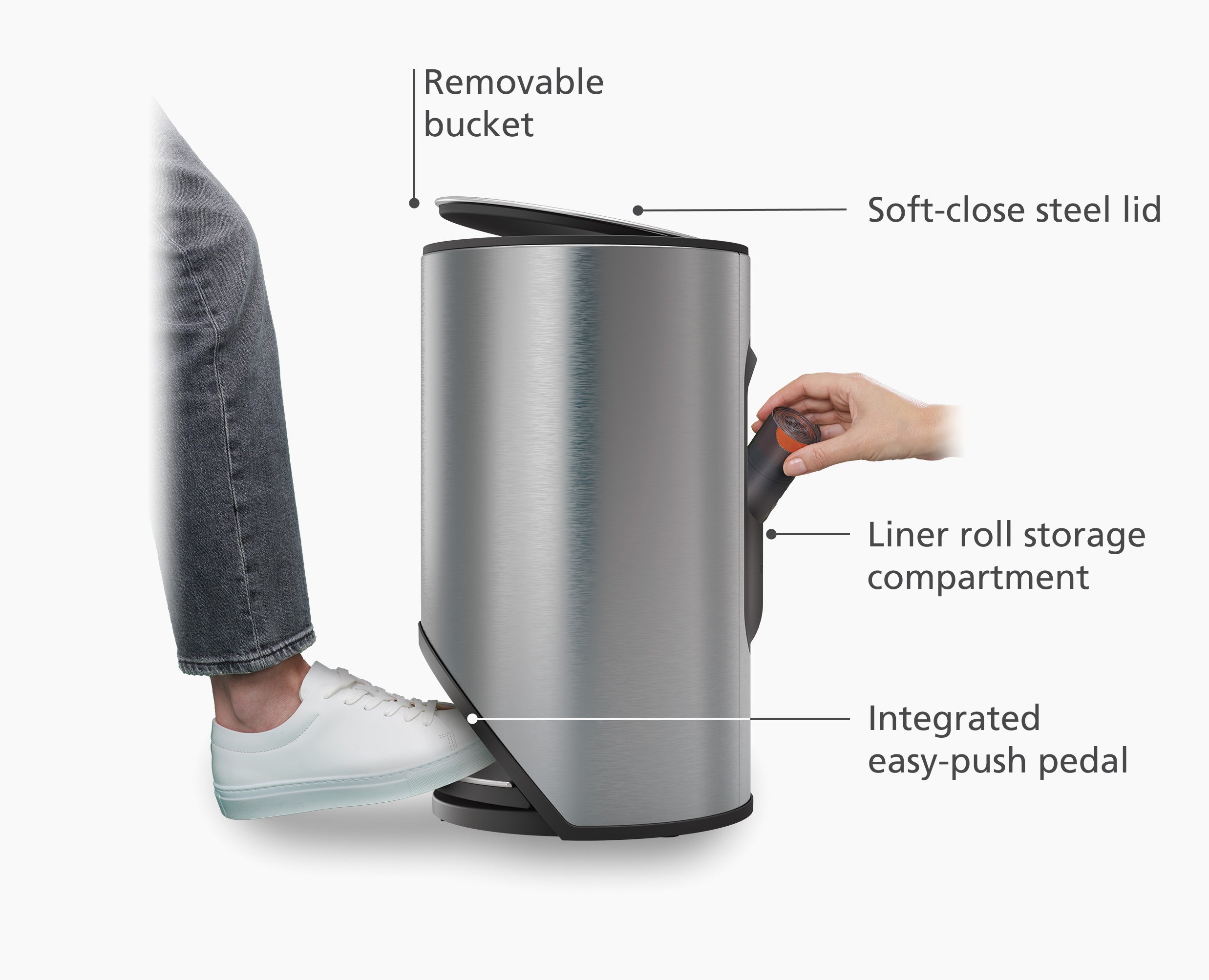 30152_Arc10LGeneralWaste_LinerPocket-StainlessSteel.jpg
