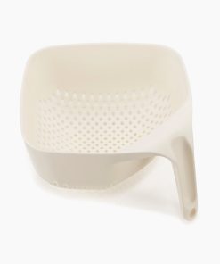 Square White Colander