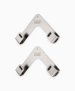 Space Pack of 2 Stainless-steel Pot Lid Holders