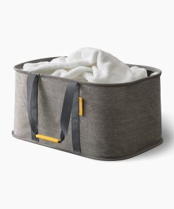 Hold-All™ Gray Collapsible 35L Laundry Basket