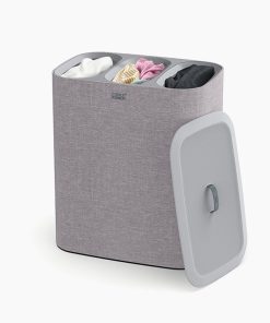 Tota Trio 90L Gray Laundry Separation Basket