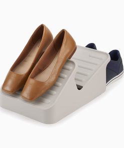 Shoe-In™ Space-saving Ecru Shoe Rack
