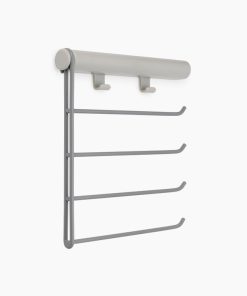Orderly™ Ecru Belt. Tie & Scarf Hanging Rack