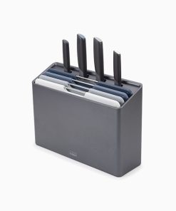 Folio™ Plus 8-piece Knife & Gray Cutting Board Set
