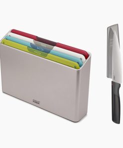 Folio™ Icon 4-piece Multicolor Cutting Board Set with Knife