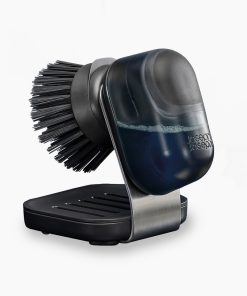 SinkTech™ Compact Soap Dispensing Dish Brush with Steel Stand