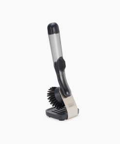 SinkTech™ Soap Dispensing Dish Brush with Steel Stand