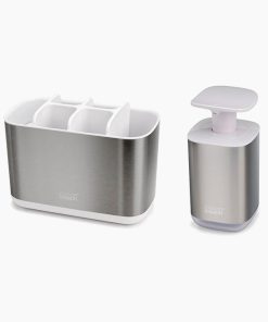2-piece Stainless-steel Bathroom Sink Set
