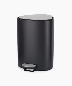 EasyStore™ 5L Matt Black Bathroom Pedal Trash Can