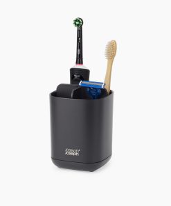 EasyStore™ Matt Black Toothbrush Holder