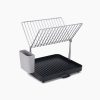 Y-Rack™ Gray 2-tier Dish Rack