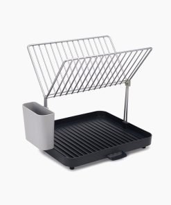 Y-Rack™ Gray 2-tier Dish Rack