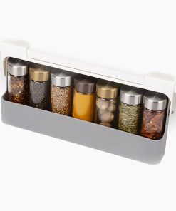 CupboardStore™ Gray Under-shelf Spice Rack