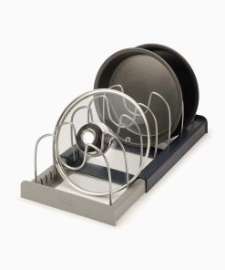 DrawerStore™ Gray Expanding Cookware Organizer