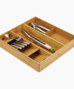 DrawerStore™ Bamboo Cutlery. Utensil & Gadget Organizer