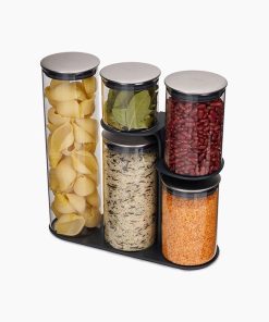Podium™ Stainless-steel Storage Container Set
