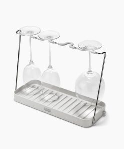 DrySmart™ Folding Wine Glass Drying Rack