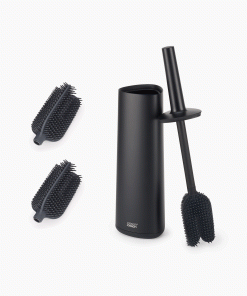 Flex™ 360 Matt Black Toilet Brush Starter Set