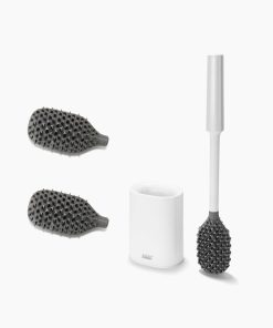 Flex™ TriBlade Lite White Toilet Brush Starter Set