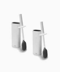 Flex™ TriBlade Pack of 2 White Toilet Brushes