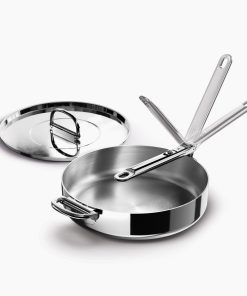 Space Steel Folding Handle 3.5Qt. Sauté Pan & Lid