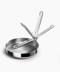 Space Steel Folding Handle 8 Frying Pan
