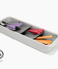 DrawerStore™ Compact Tiered Cutlery Organizer