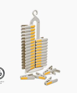 PegStore™ 30-Piece Clothespin Set With Storage Stand