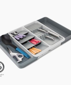 DrawerStore™ Expanding Tiered Cutlery. Utensil. Gadget & Knife Organizer