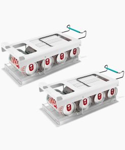 FridgeStore™ Under-Shelf Pack of 2 Collapsible Can Dispensers