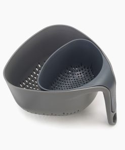 Nest™ 2-piece Gray Colander Set