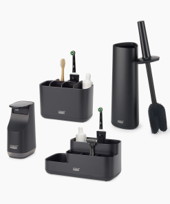 Matt Black Bathroom Set