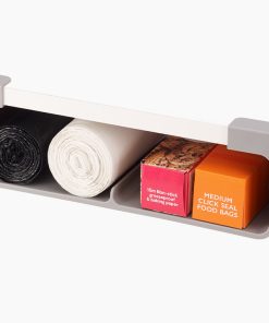 CupboardStore™ Large Gray Film. Foil & Bag Organizer