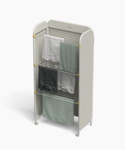 Eclipse™ 3-tier Ecru Clothes Drying Rack With Screen