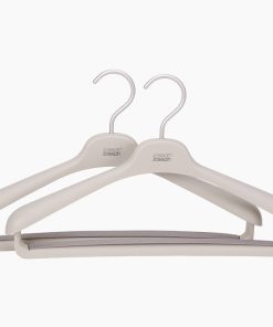 Orderly™ Set of 2 Ecru Suit & Coat Hangers