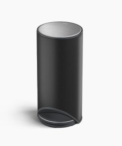 Arc™ 30L Easy-push Matt Black Pedal Trash Can