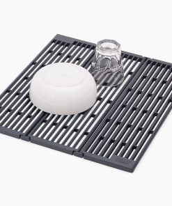 Platform Folding Gray Sink Drainer