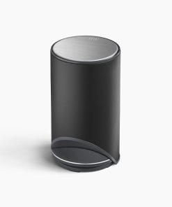 Arc™ 10L Easy-push Matt Black Pedal Trash Can