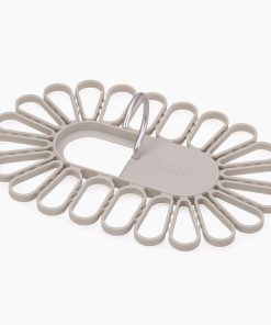Petal™ 22-piece Quick-grip Ecru Drying Hanger