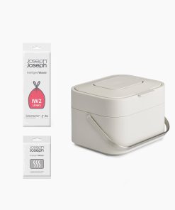 Stack 4L Stone Food Waste Caddy Starter Set